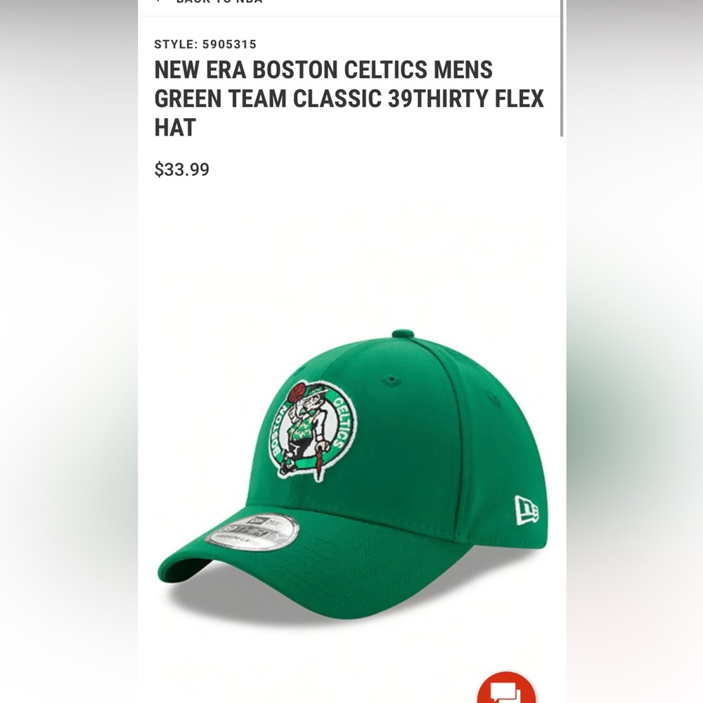 Boston Celtics 39Thirty flex hat
